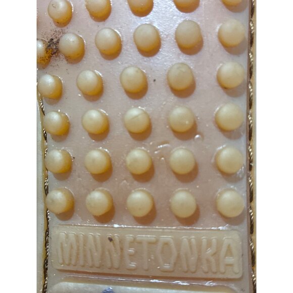 Minnetonka Fringe Moccasin Flats Leather Booties Women's 8.5 Brown Suede Studded - Picture 6 of 7